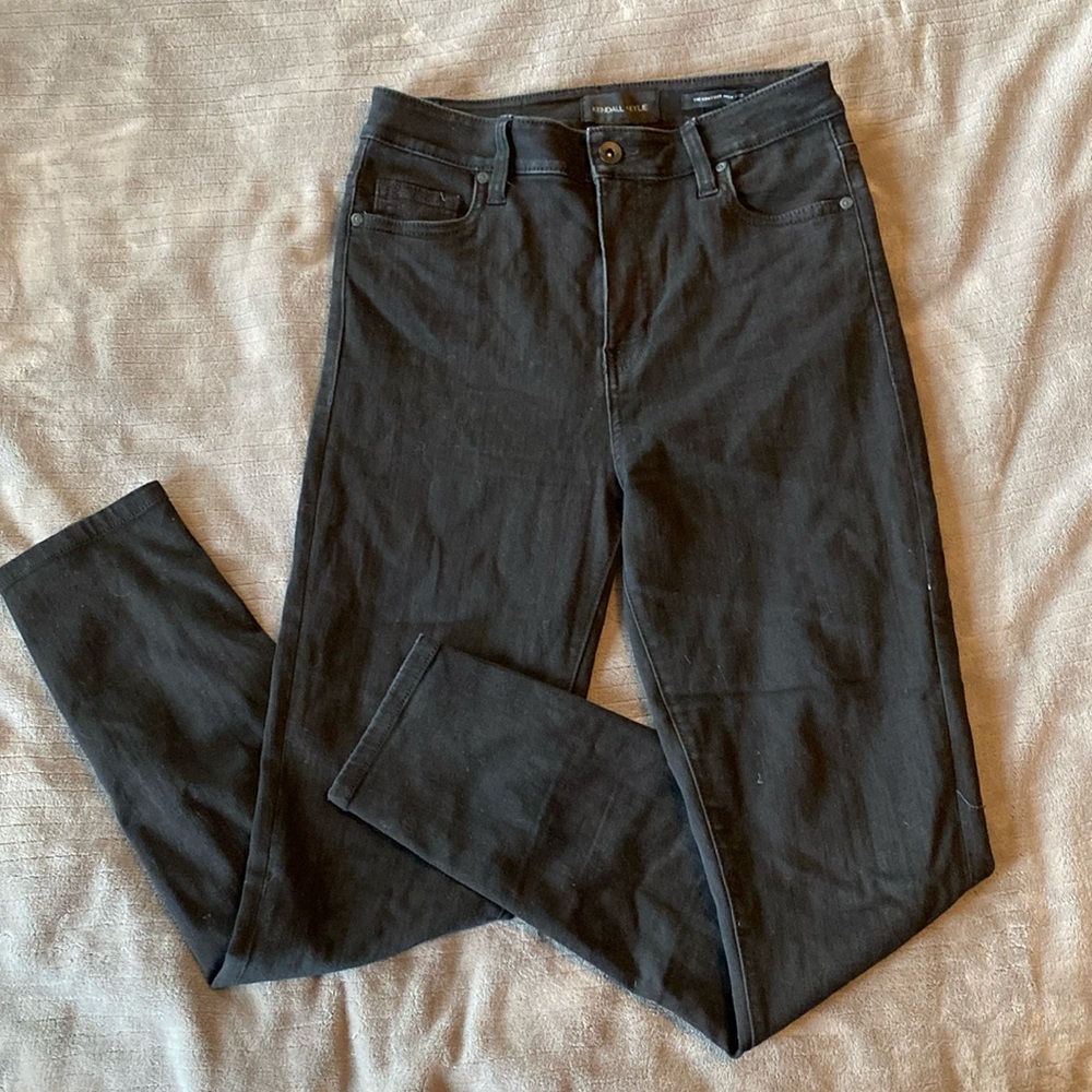 Kendall and Kylie black “the kontour high-rise” jeans